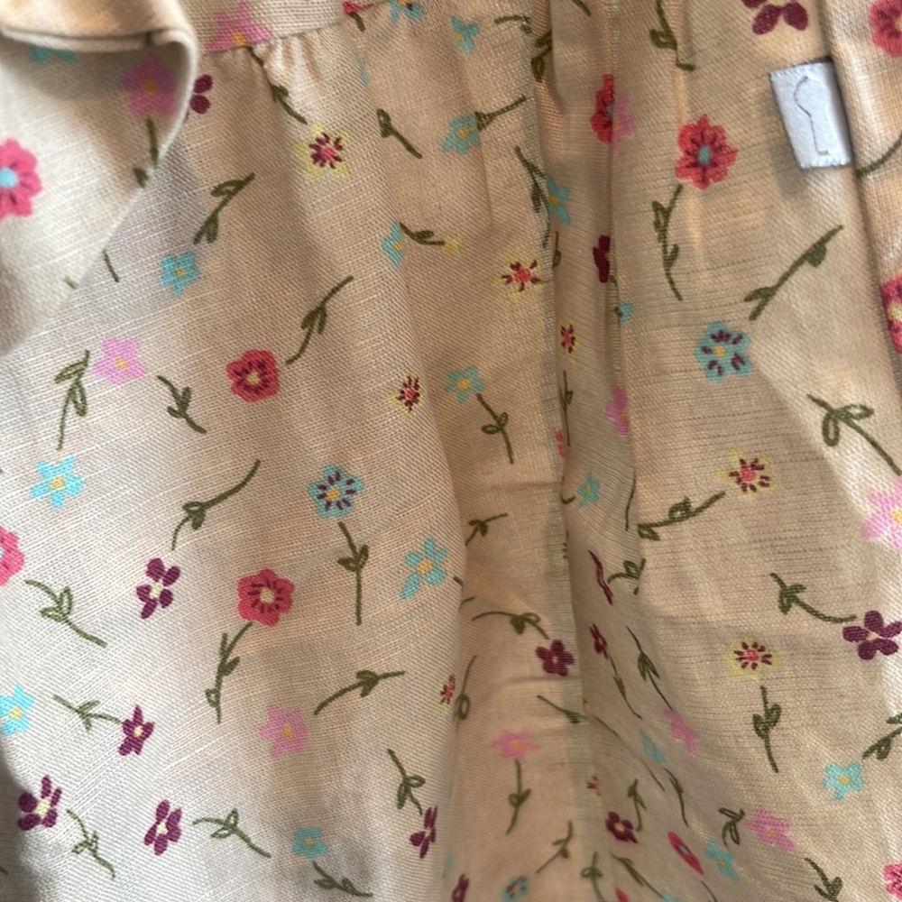 NWOT JUSTE CLE European cotton floral scared for girls available in sizes 8 & 10 - Picture 2 of 6